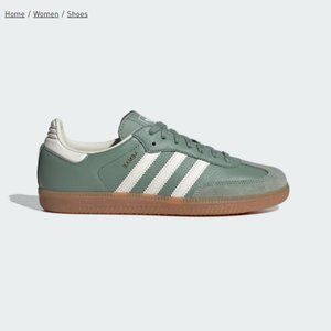Adidas Green Gazelle Sneakers with Suede Upper